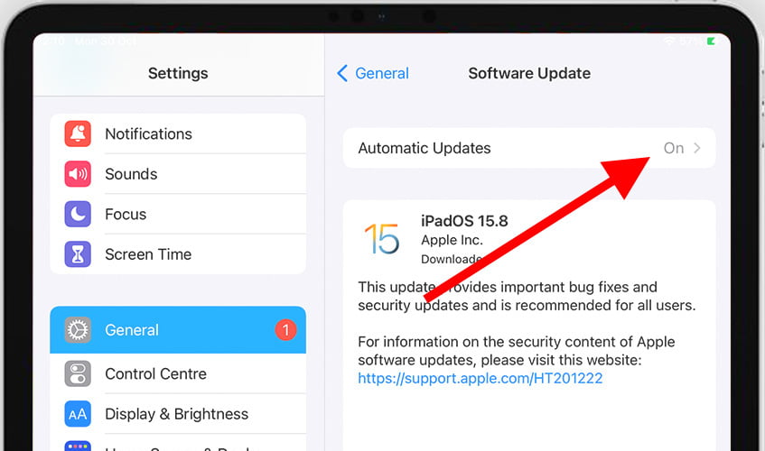 Ipad mini updates