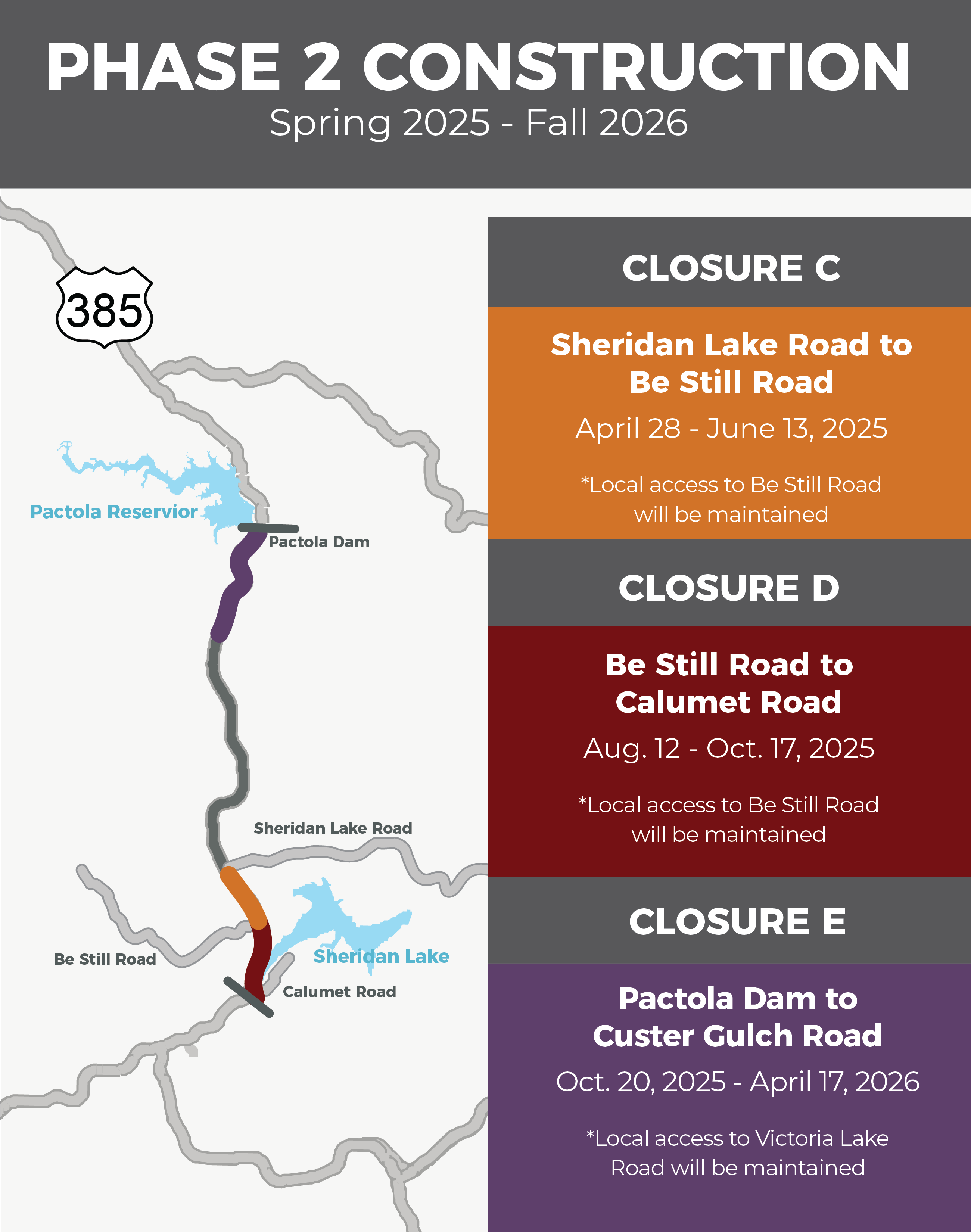 South dakota road closings