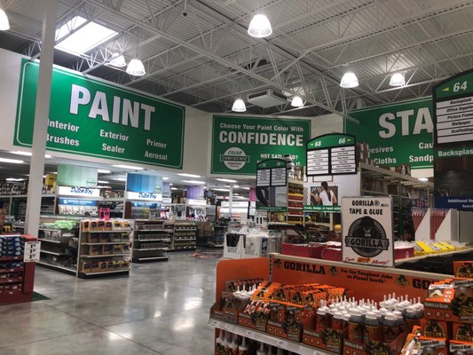 Menards paint dept