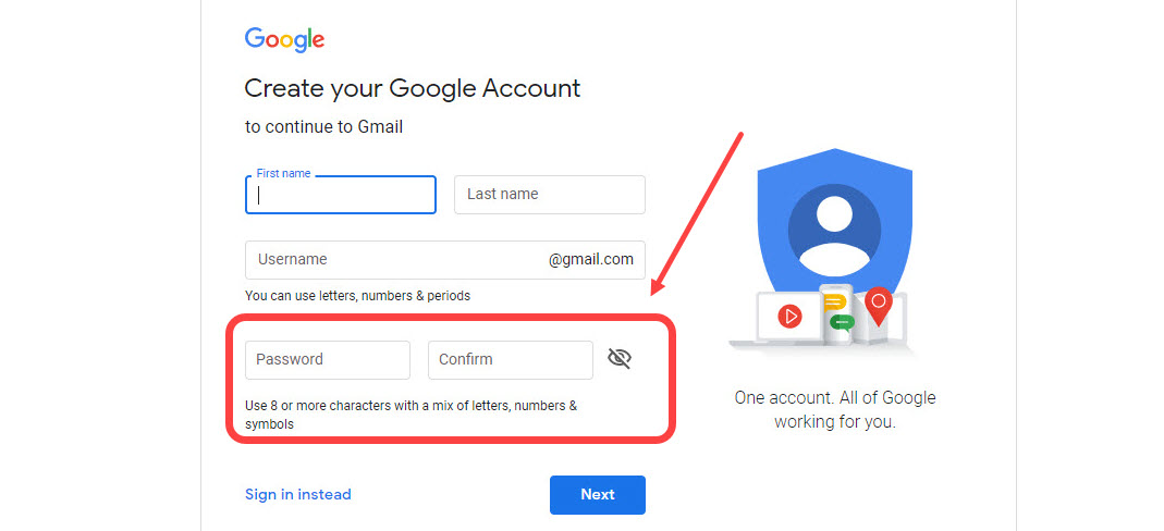 How do i setup a google email account