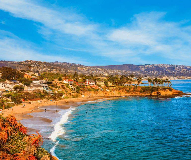 San diego to laguna beach california