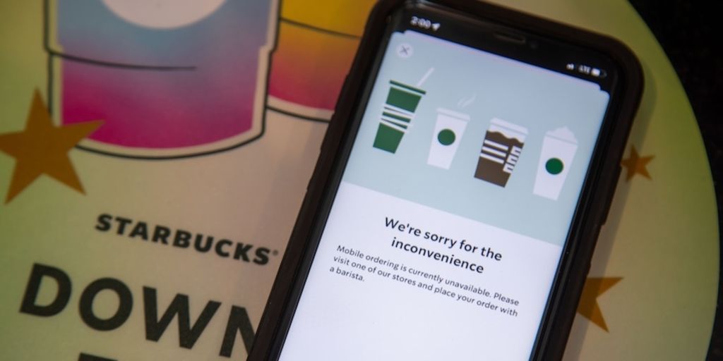 Problems with starbucks app