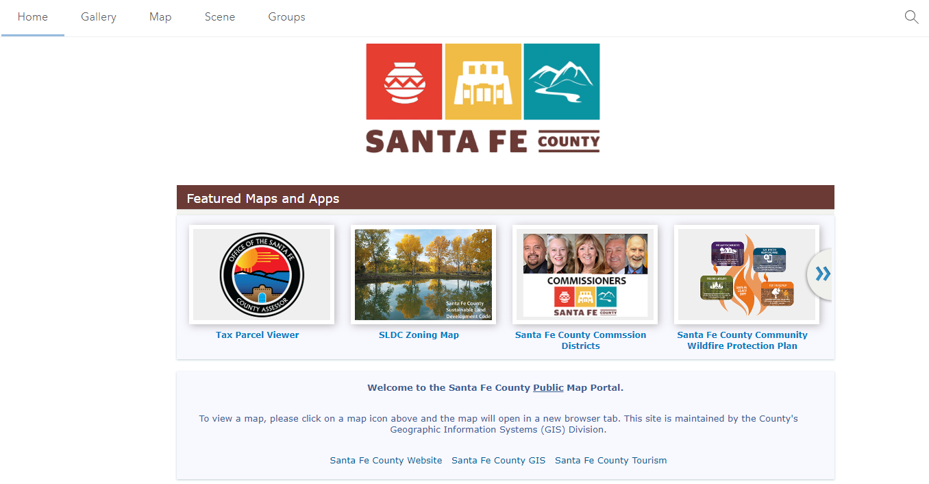 Santa fe county lookup