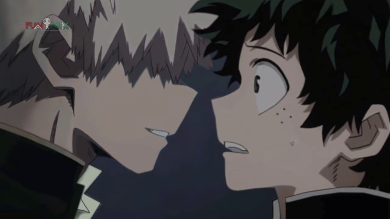 Did deku kiss bakugo