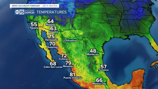 What is weather in mexico