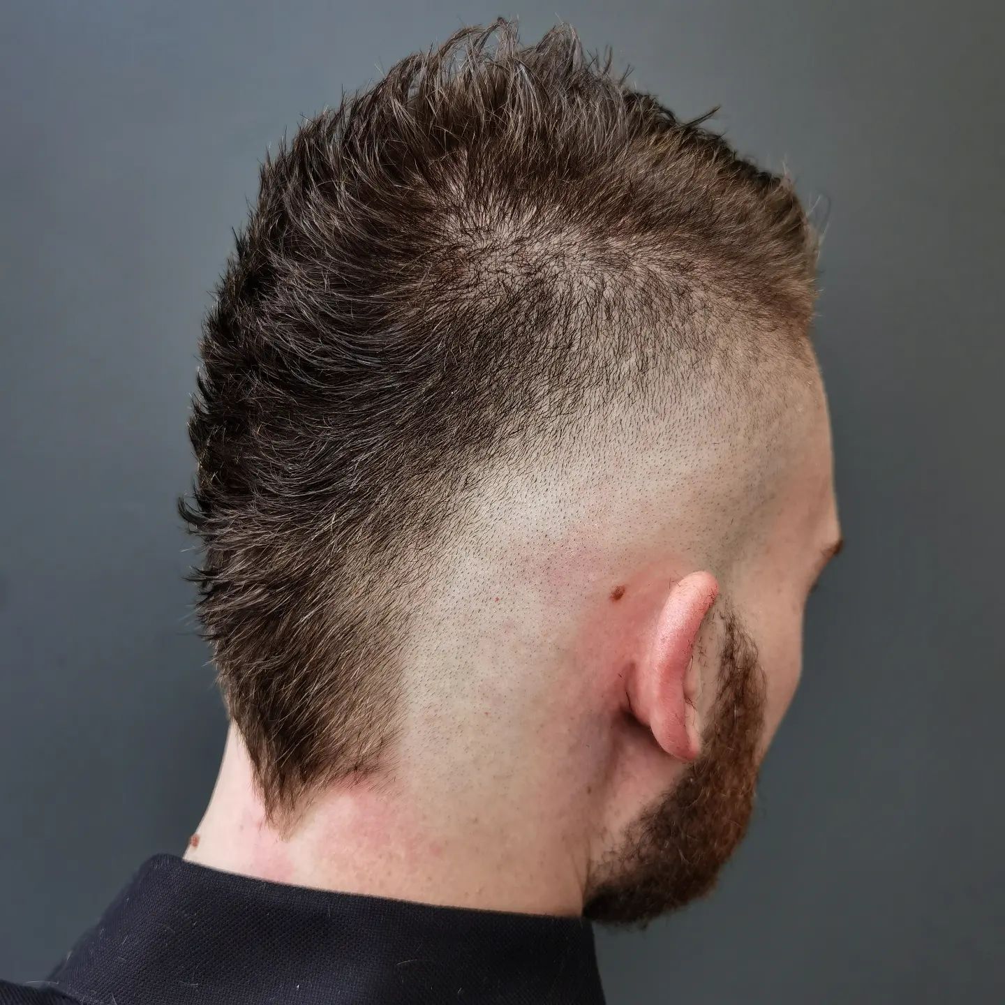 Short mohawk haircut