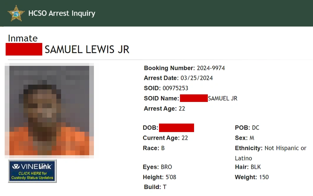 Hillsborough county sheriff's office mugshots