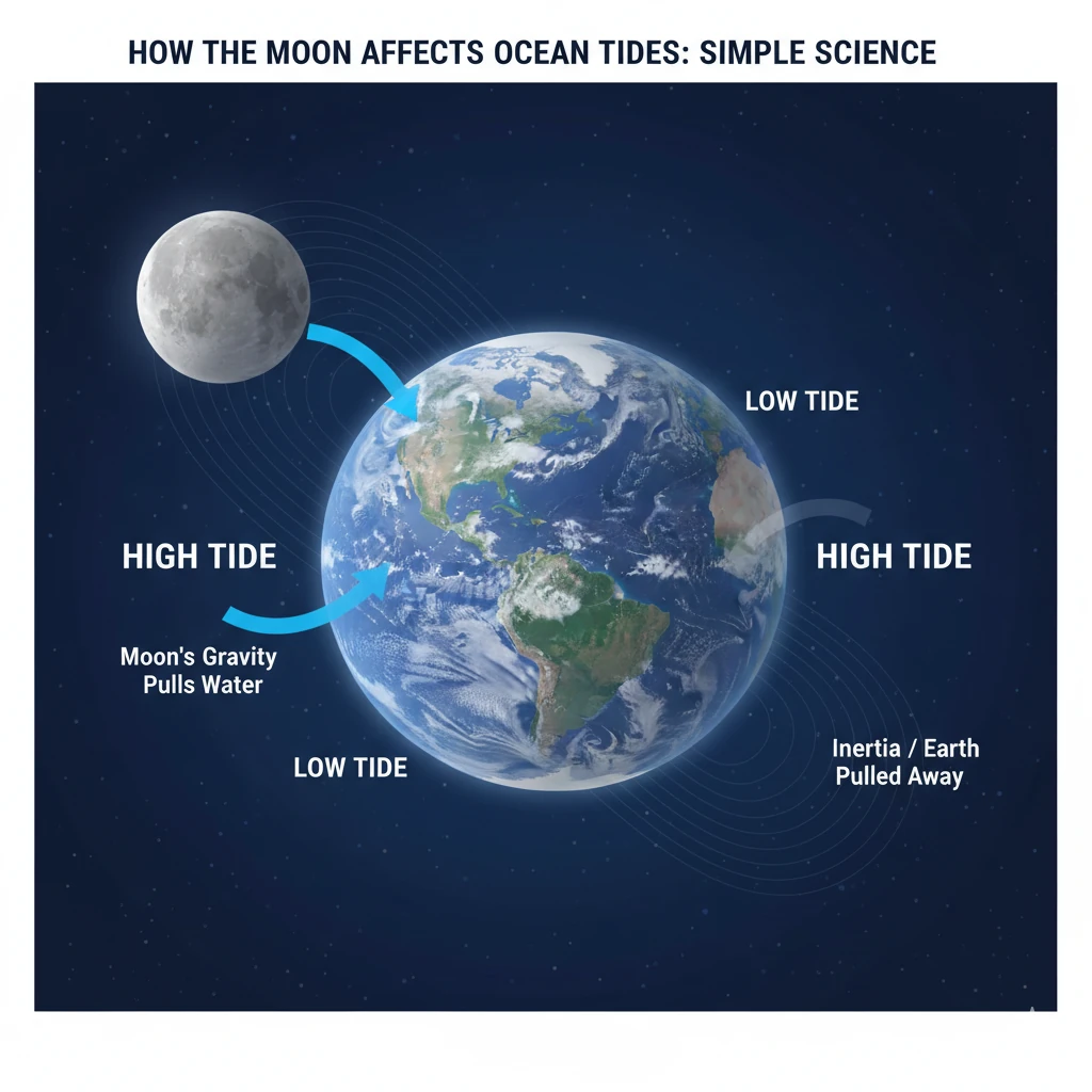 Why does the moon control tides