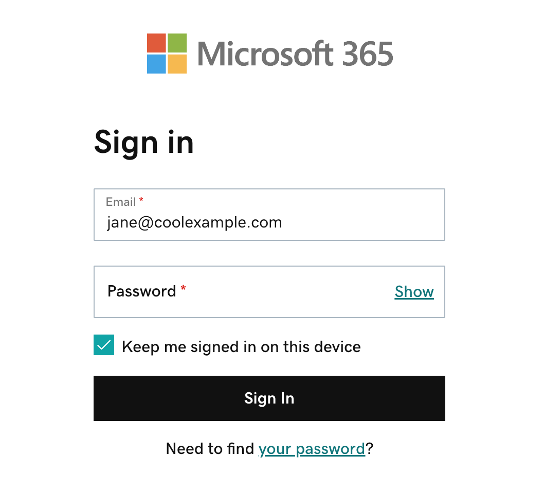 Myapps microsoft 365 login