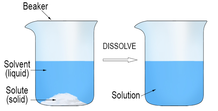 Meaning of dissolution in chemistry