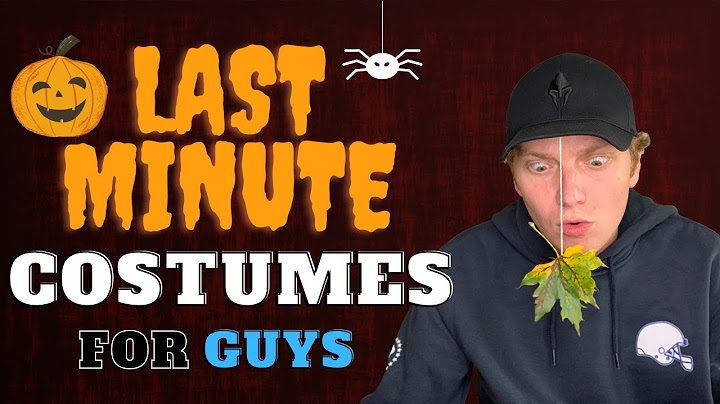 Last-Minute Halloween Costumes for Guys From Your Closet