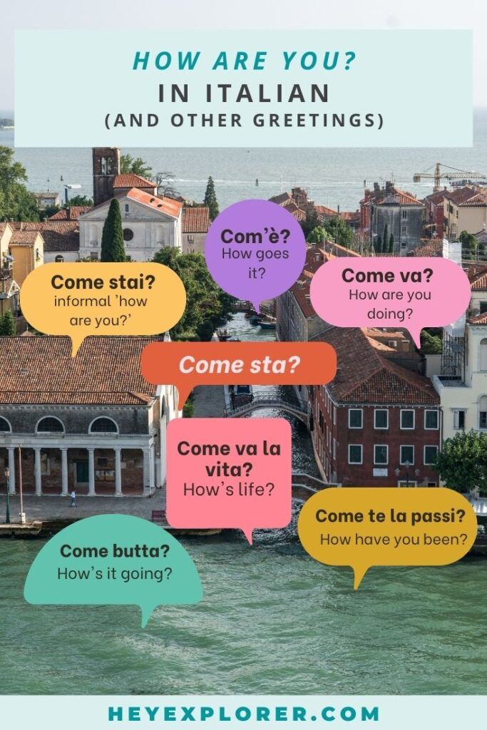 How are you doing in italy