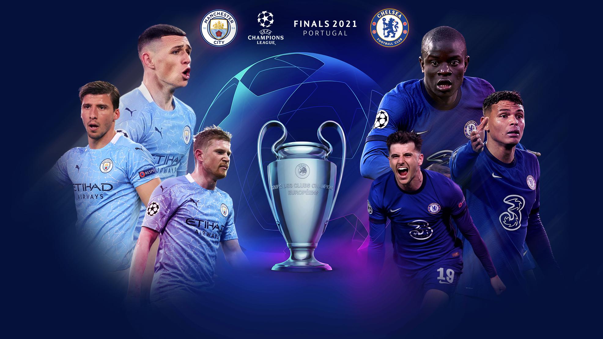 Manchester city vs chelsea champions league final line up