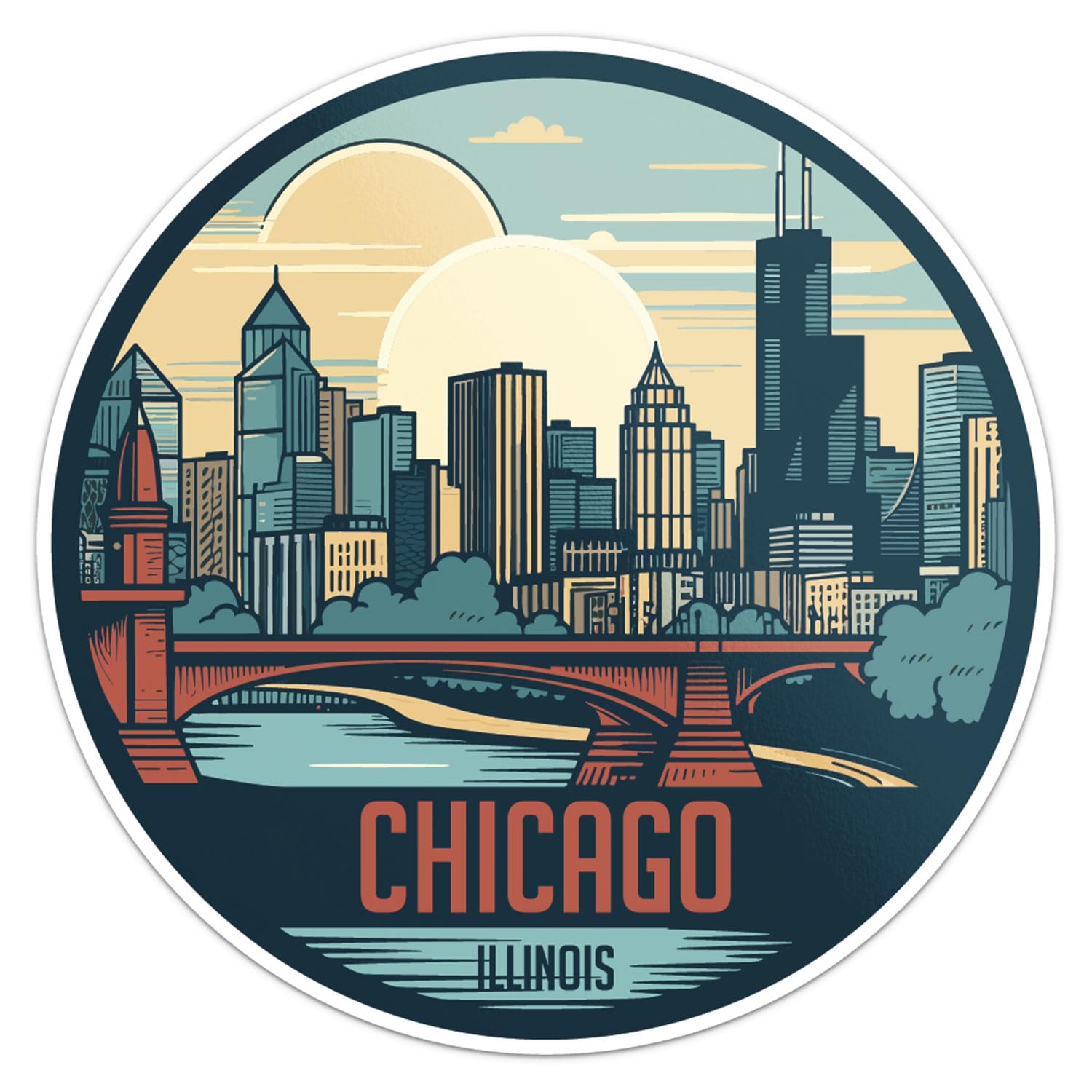 City of chicago city stickers