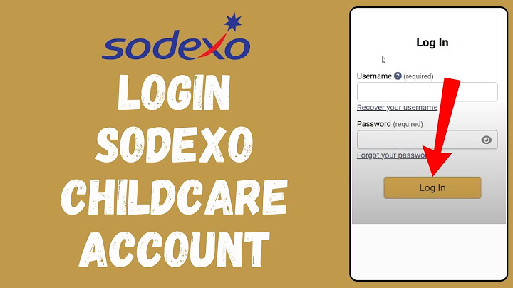 My sodexo login