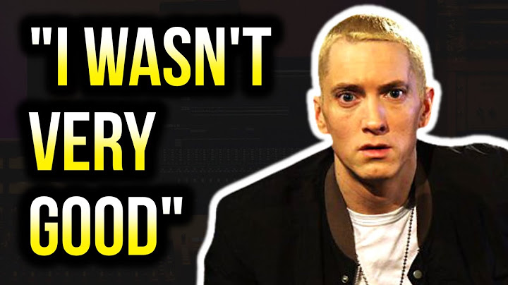 When did eminem start rapping