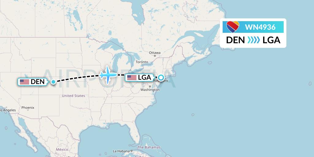 Denver to nyc flight status today