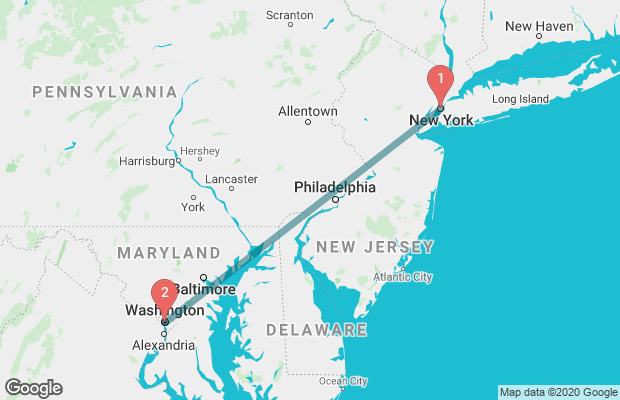 From dc to nyc