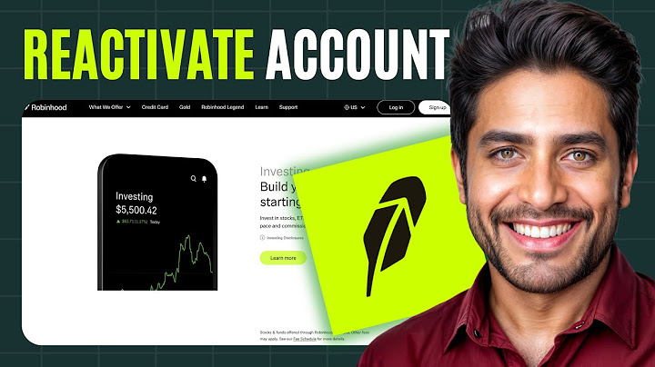 Robinhood deactivated my account with money in it