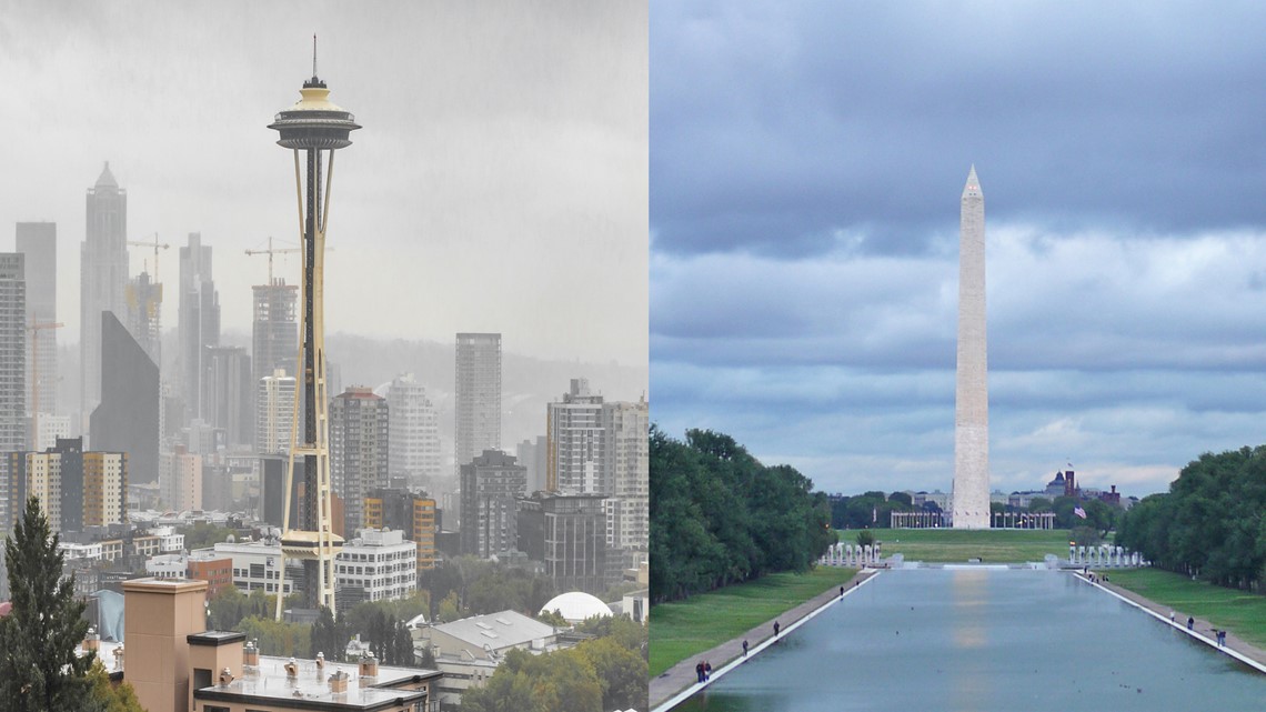 Seattle and washington dc