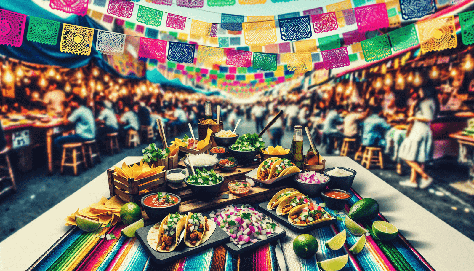 Festival mexican food