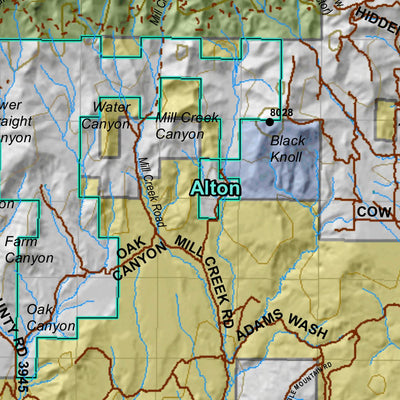 Paunsaugunt deer unit map