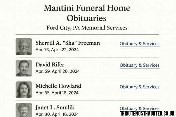 Obituaries by city