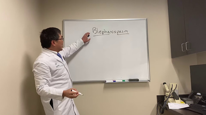 Blepharospasm common name