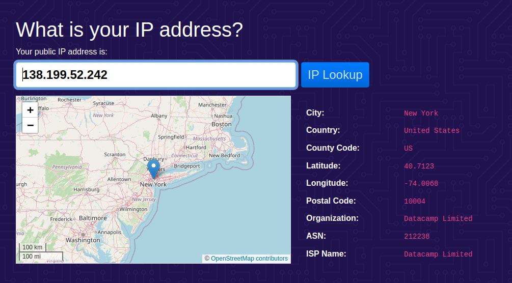 Ny ip location