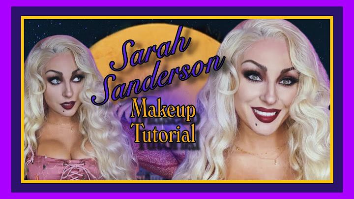 Sarah Sanderson Costume: Dress, Hair and Accessories