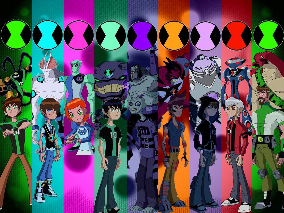 Characters of ben 10