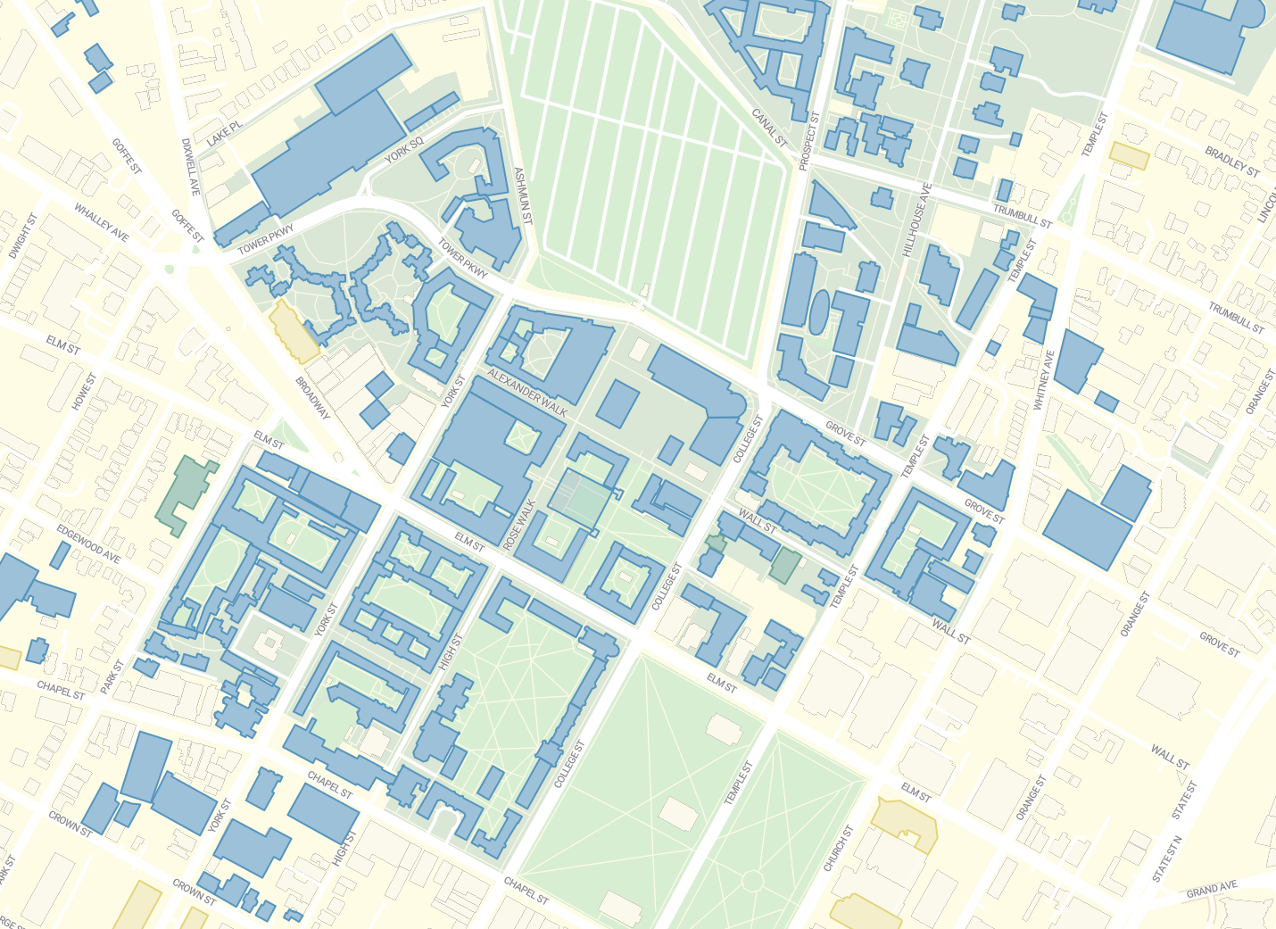 Zip code yale university