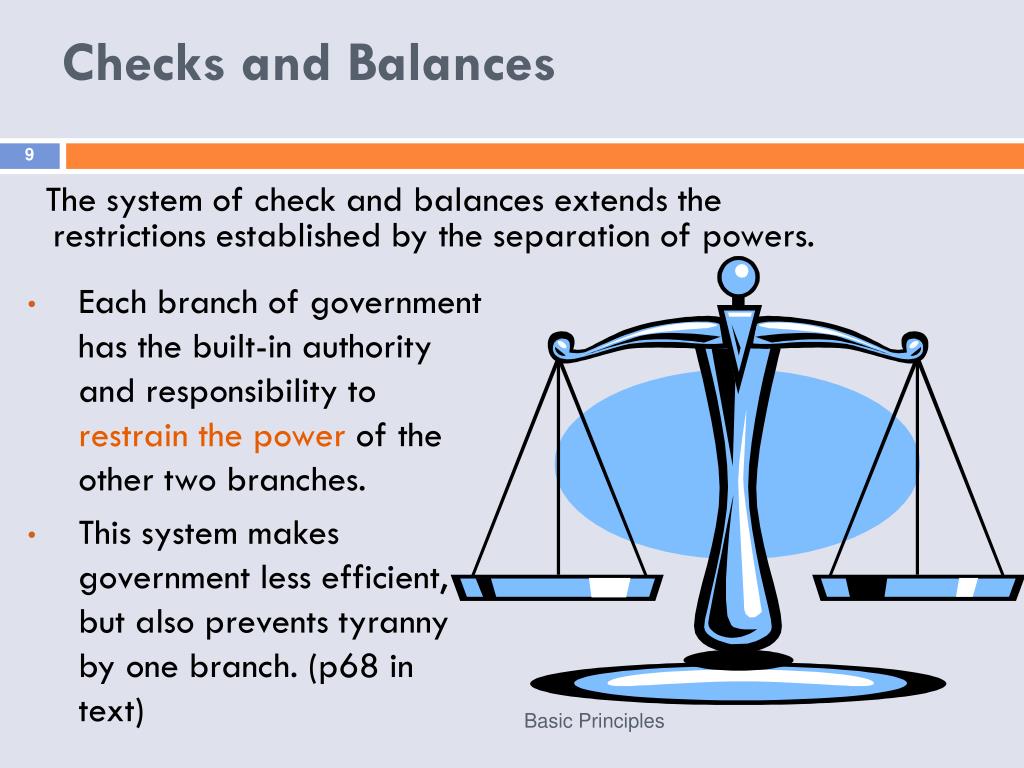 Why do we need checks and balances