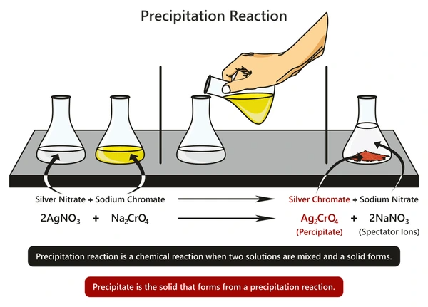 Precipation reaction