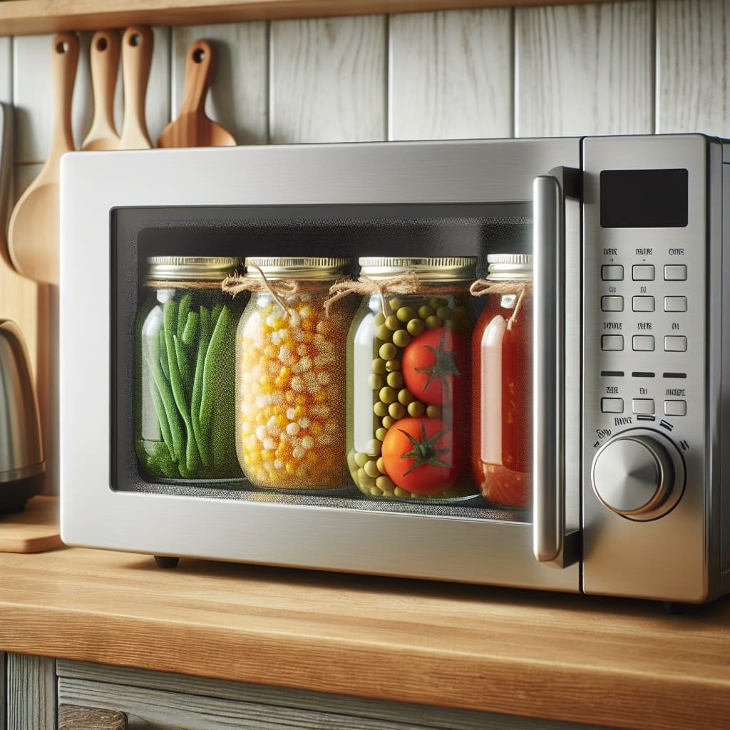 Microwave mason jars