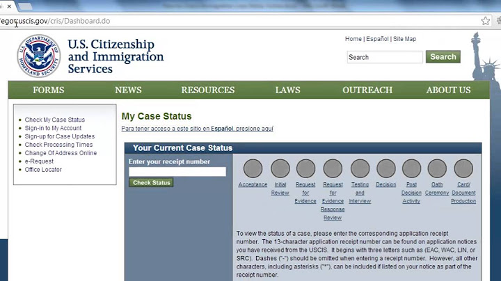 Gov status check