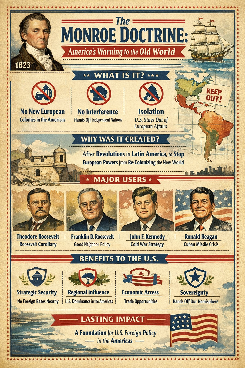 What was the monroe doctrine and why was it important