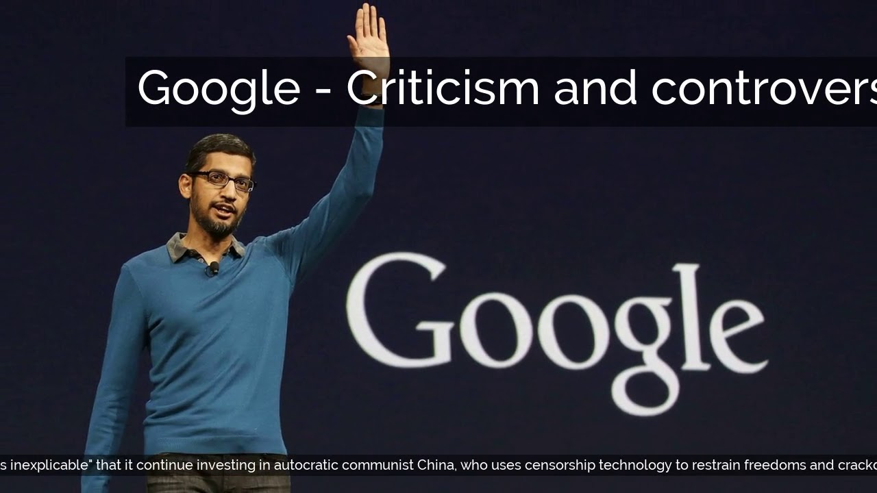 Criticism of google