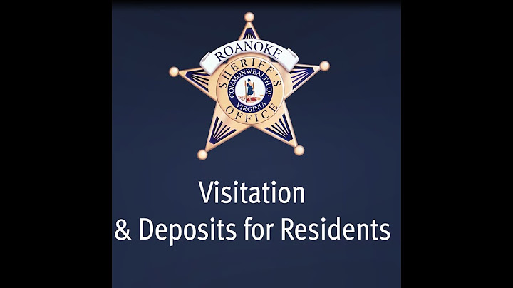 Roanoke city jail visitation