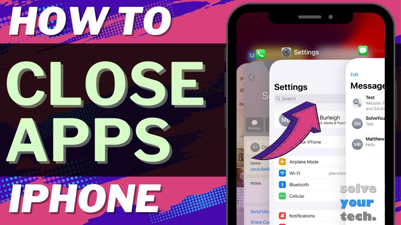 Closing an app