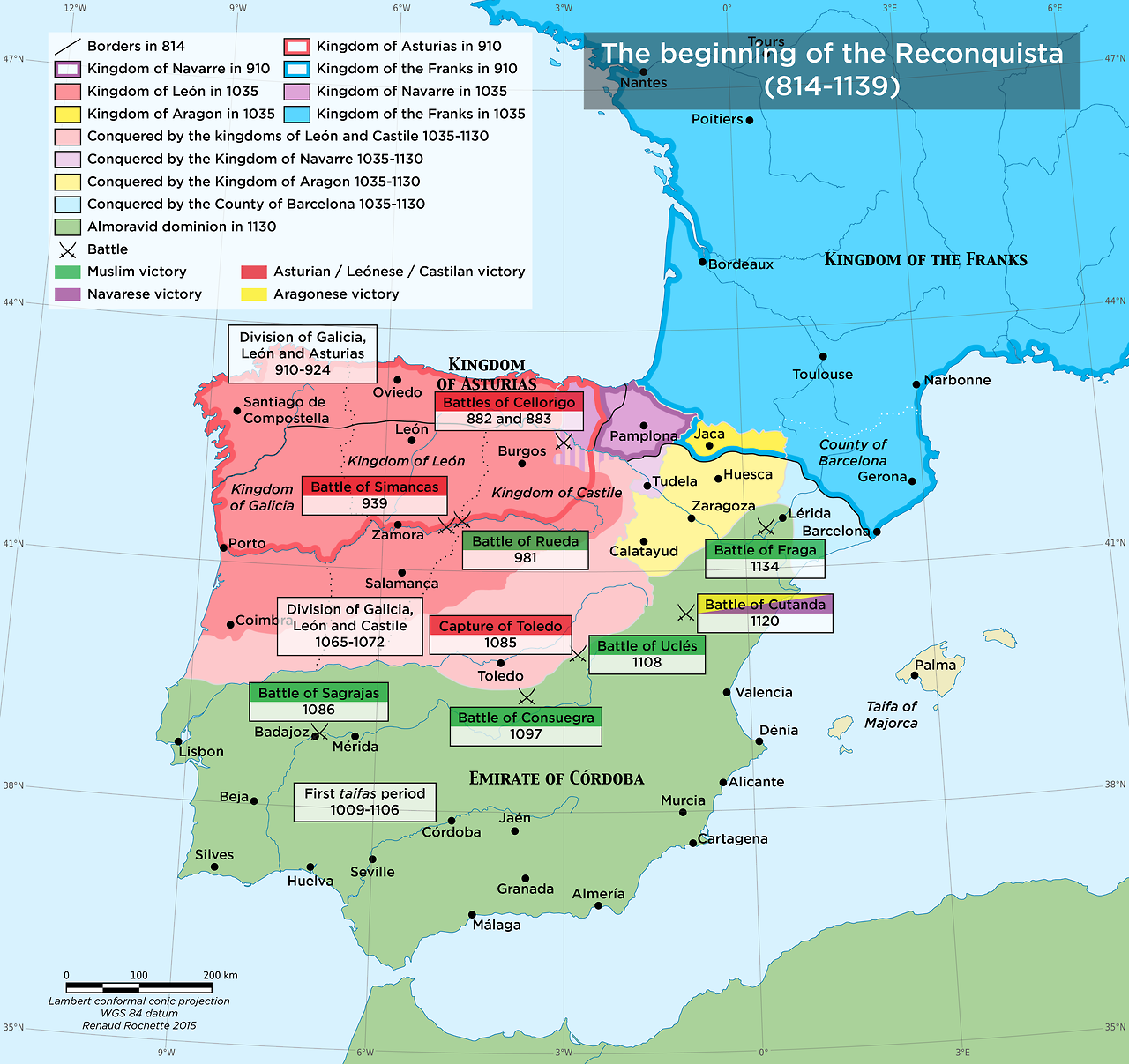 When did the reconquista start