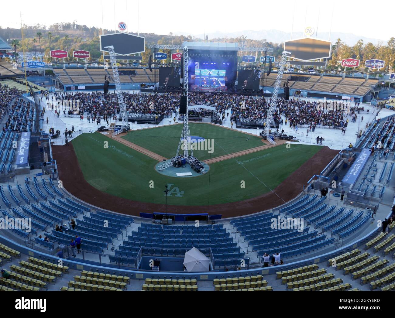 Concert at dodger stadium