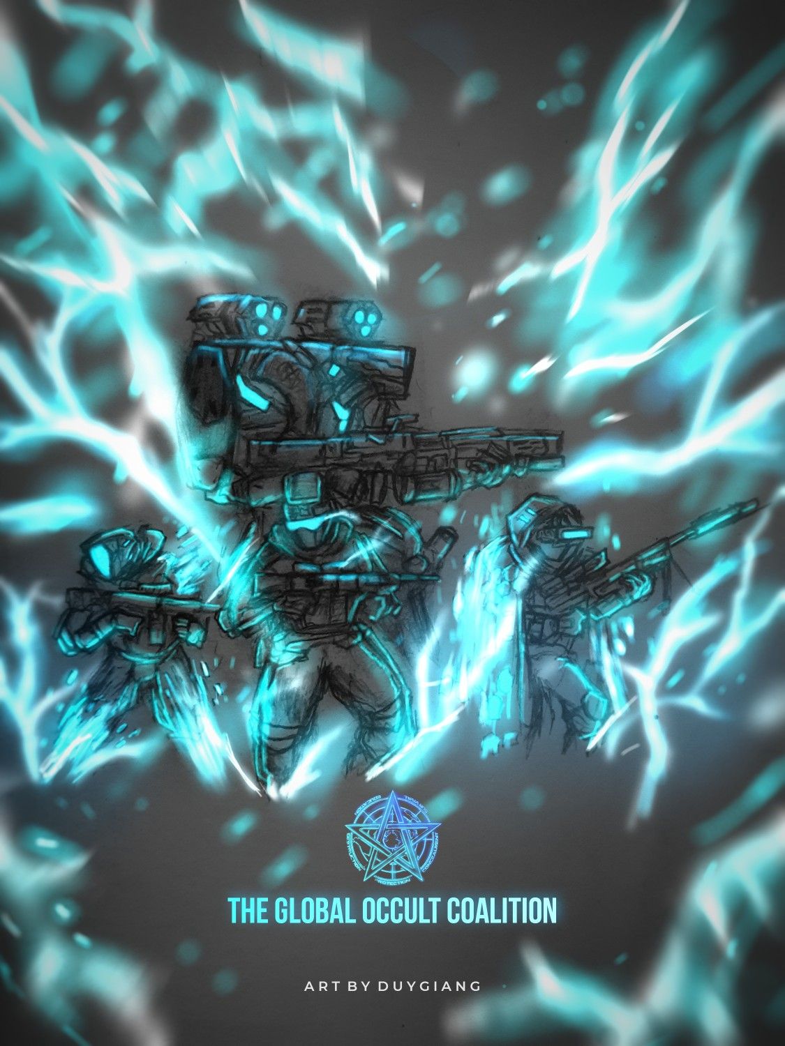 Global occult coalition soldier