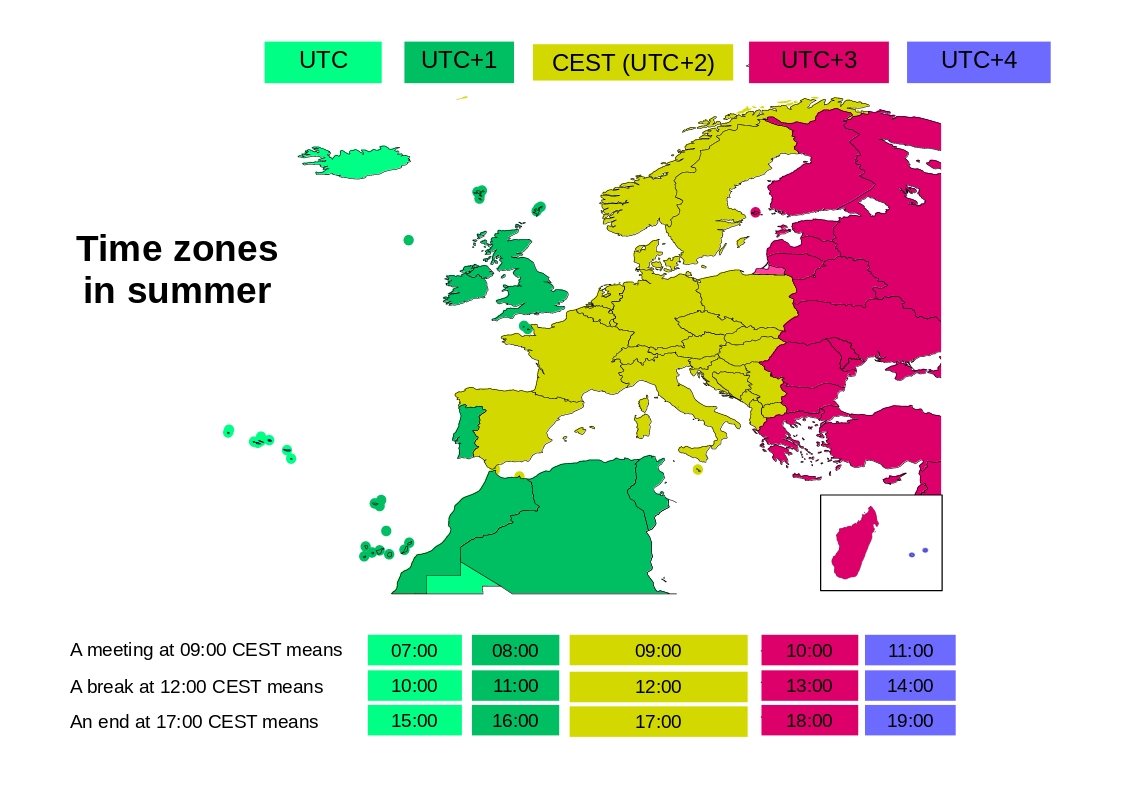 What timezone is cest