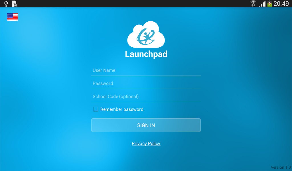 Sign in to launchpad