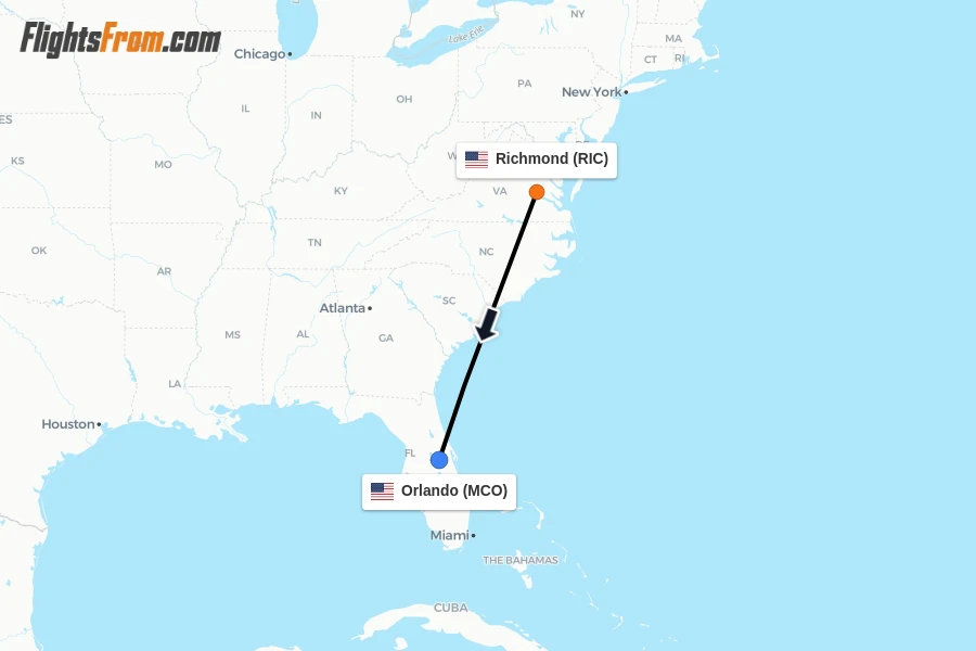 Cheap flights from richmond va to orlando fl