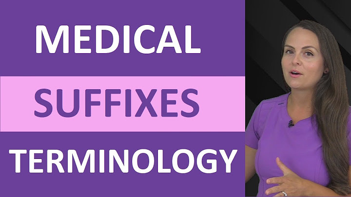 Suffix meaning disease