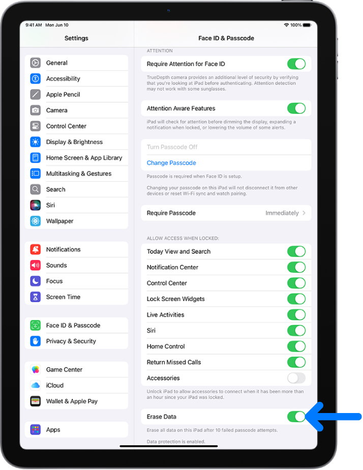 Support.apple.come/ipad/passcode