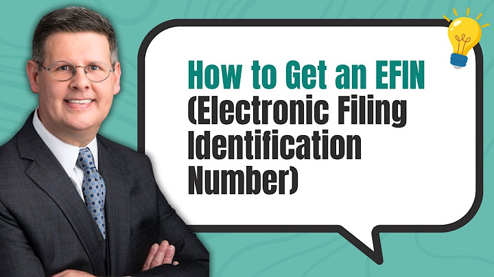 What does efin stand for