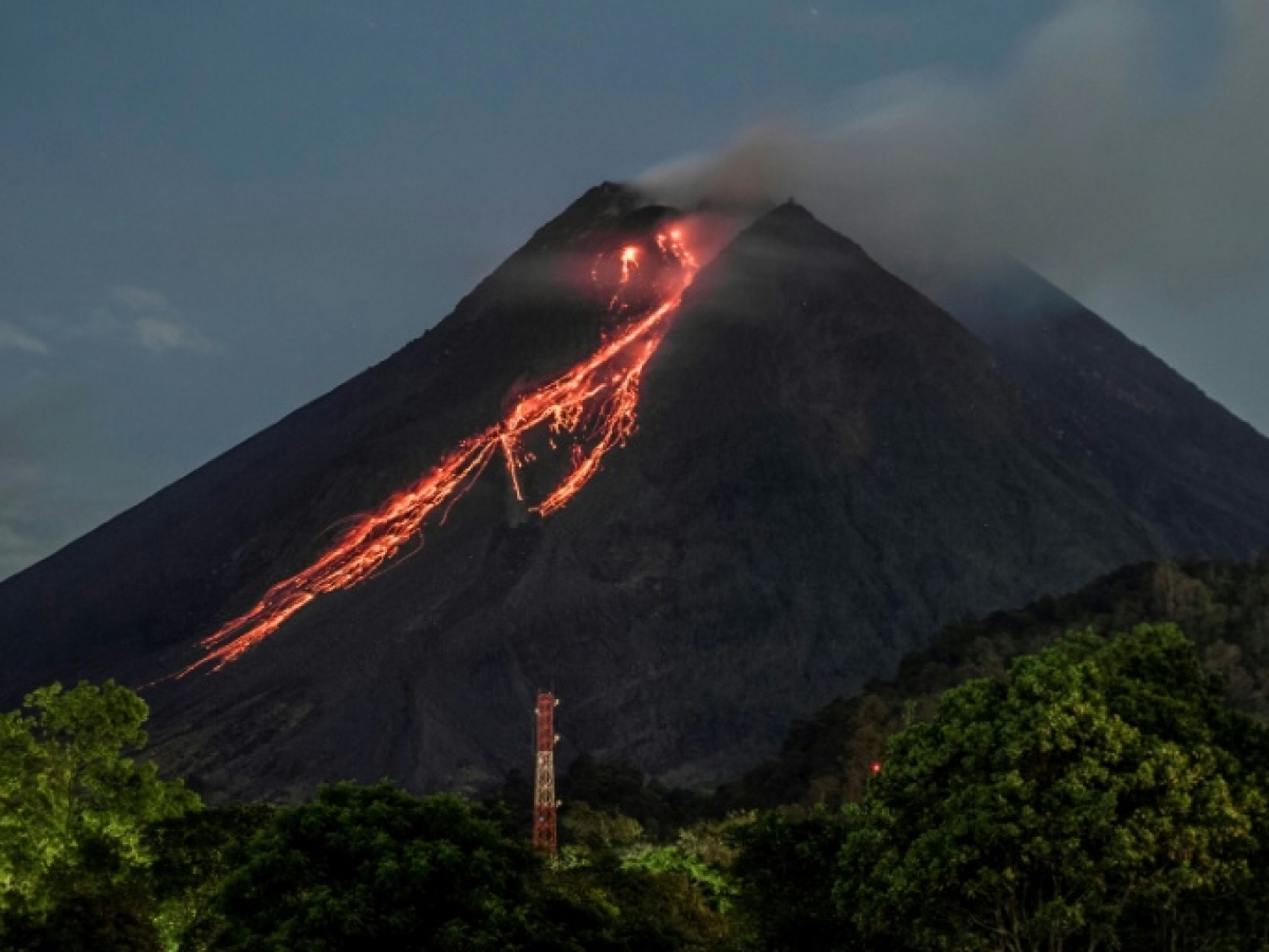 Volcan merapi